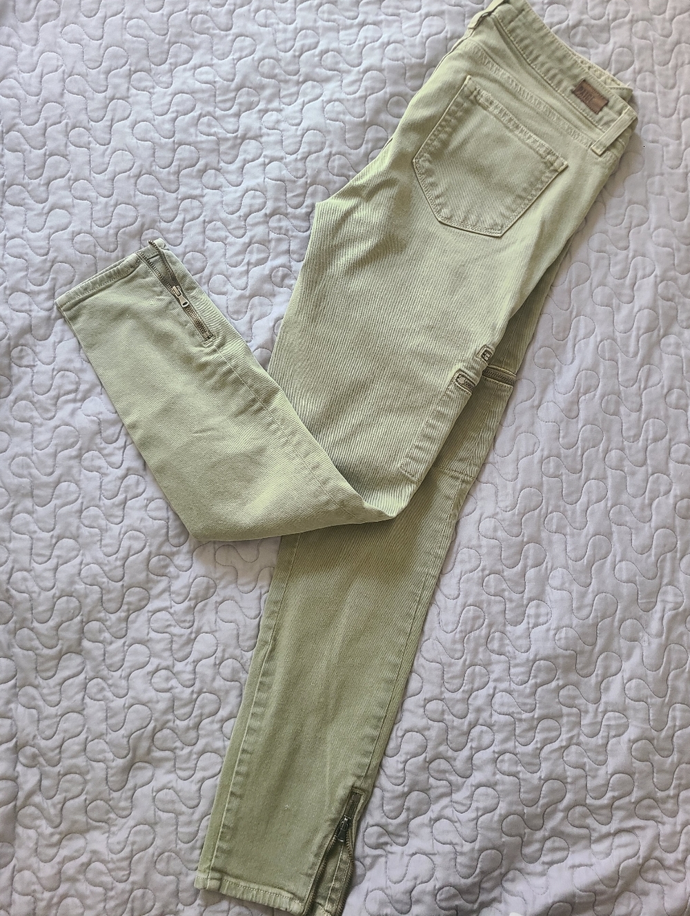 PAIGE Moto Skinny Jeans